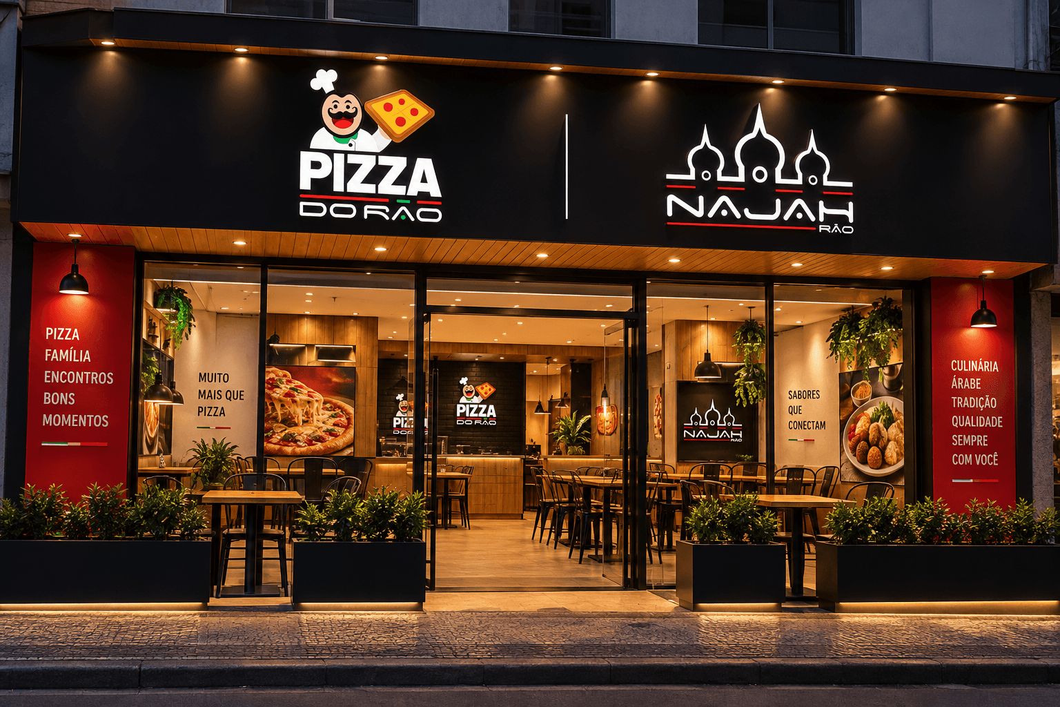 PIZZA E NAJAH RÃO
